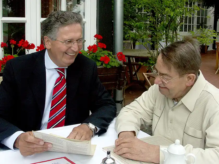 Foto von Gerd Tilsner und Klaus Wedemeier