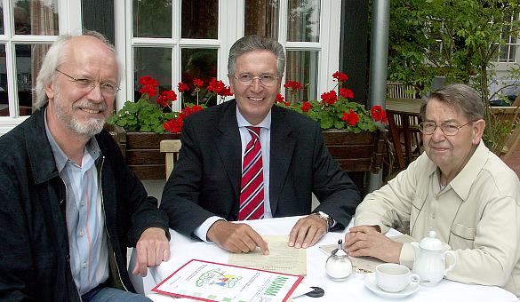 Foto von Edmund Mevissen, Gehard Tilsner und Klaus Wedemeier