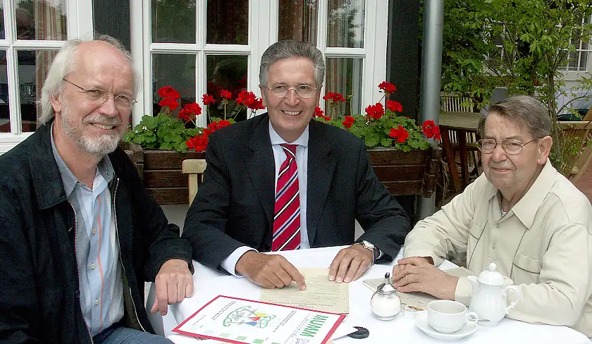 Foto von Edmund Mevissen, Gehard Tilsner und Klaus Wedemeier