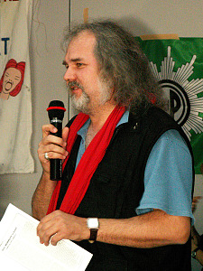Spitzenkandidat der Partei "Die Linke" Peter Erlanson