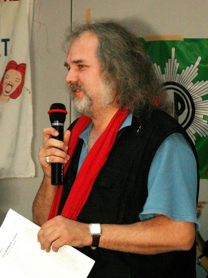 Spitzenkandidat der Partei "Die Linke" Peter Erlanson