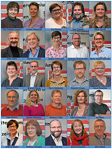 Porträts der Mitglieder des Gesamtpersonalrats für das Land und die Stadtgemeinde Bremen der Wahlperiode 2016-2020