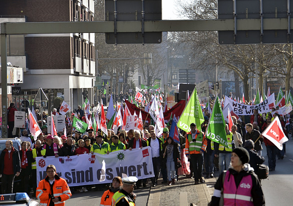 Demonstrationszug