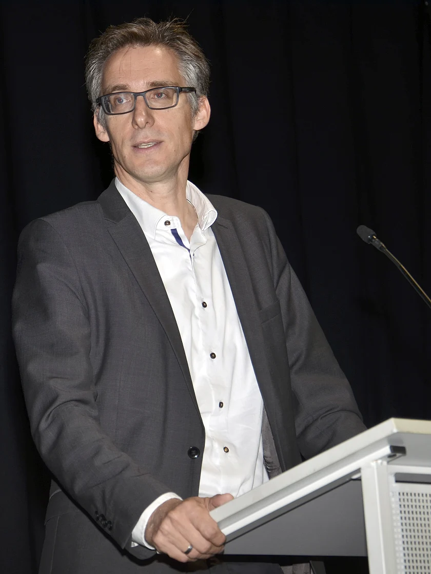 Staatsrat Dr. Martin Hagen am Rednerpult