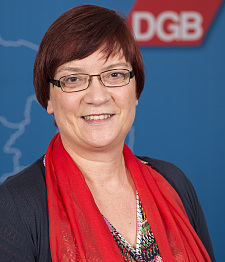 Annette Düring, Vorsitzende des DGB-Gewerkschaftsbundes, Region Bremen-Elbe-Weser, Foto: DGB-Thomas Langreder
