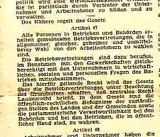 Text des Artikels 47 der Bremischen Landesverfassung