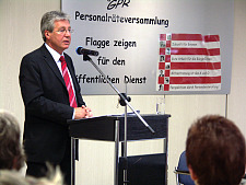 Bürgermeister Jens Böhrnsen am Rednerpult