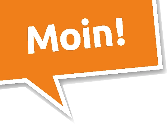 Der Slogan MOIN! von der Die Bremer Stadtreinigung