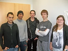 Foto einer Kollegin und vier Kollegen von der Besonderen Interessenvertretung 