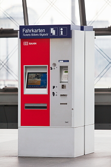 Fahrkartenautomat der Bahn