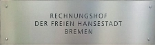 Schild der Dienststelle Rechnungshof