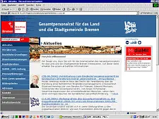 Foto der Internetseite des Geasmtpersonalrats