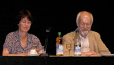 Foto von Doris Hülsmeier und Edmund Mevissen auf dem Podium
