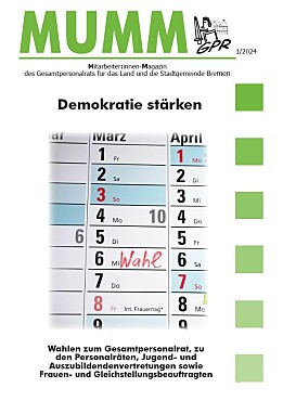 Ein Ausschnitt aus einem Wandkalender. Am 6. März ist mit rot eingetragen: Wahl