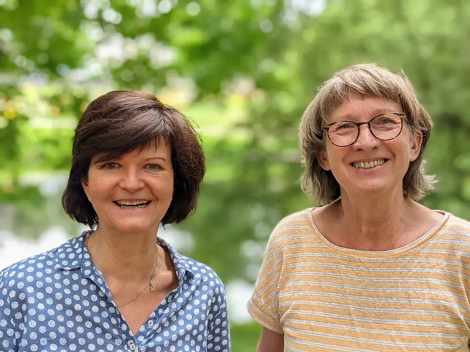 Birgit Sprecher und Katharina Leenen