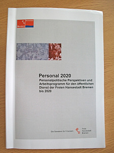 Foto der Broschüre Personal 2020