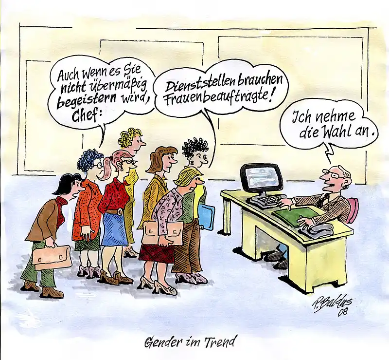 Karikatur von Peter Baldus