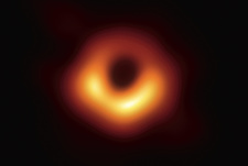 Foto eines schwarzen Lochs