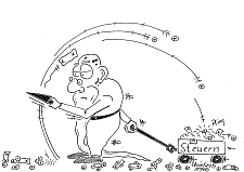 Zeichnung von Tim Beinker, Finanzamt Bremen-Ost
