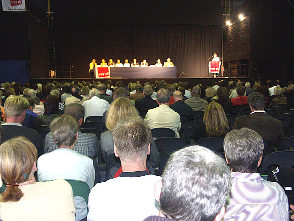 Podium der Teilpersonalversammlung "Immobilien"
