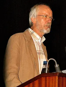 Foto von Edmund Mevissen am Rednerpult