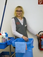 Raumpflegerin Celina Thiel