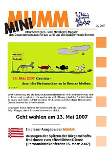 Titelbild der MiniMUMM 2/2007