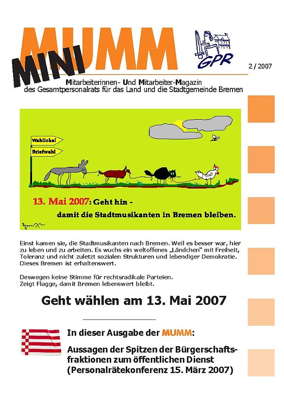 Titelbild der MiniMUMM 2/2007