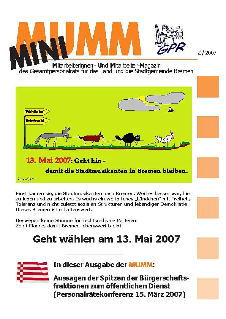 Titelbild der MiniMUMM 2/2007