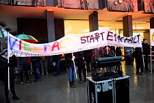 Banner mit dem Text: Vielfalt statt Einfalt
