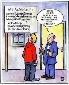 Satire zum Thema Rente mit 67