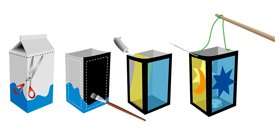 Anleitung zum Basteln einer Laterne
