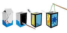 Anleitung zum Basteln einer Laterne