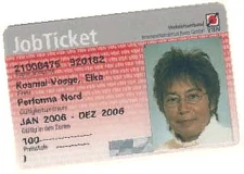 Abbildung eines Jobtickets