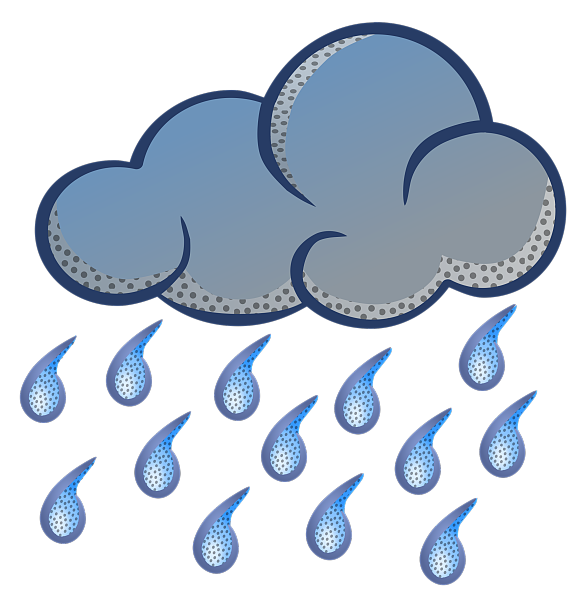Wolke mit Regen