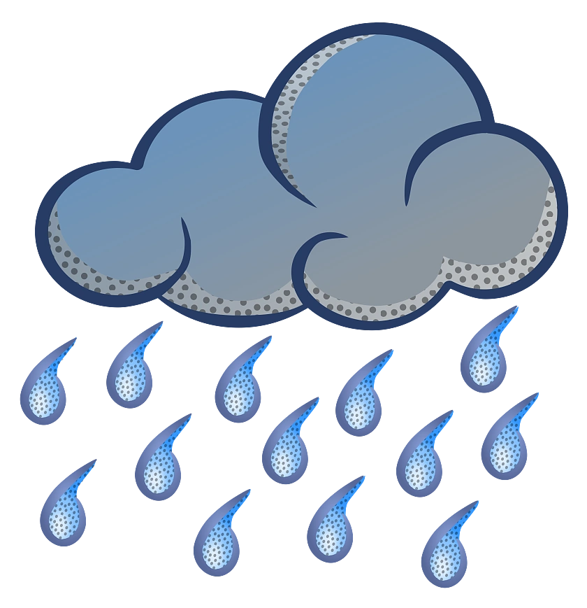 Wolke mit Regen