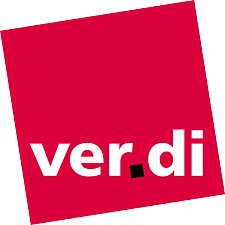 Logo der vereinten Dienstleistungsgewerkschaft Verdi