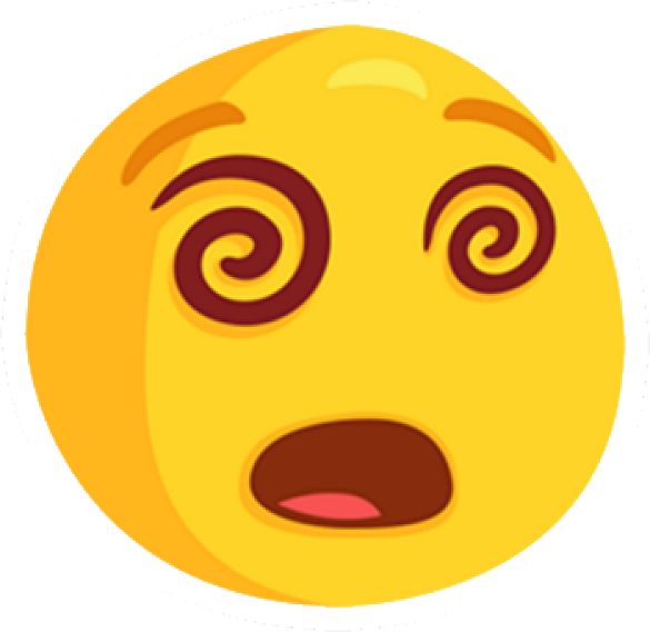 Verwirrter Emoticon