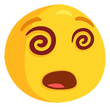 Verwirrter Emoticon