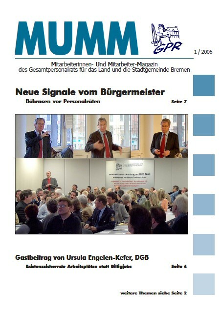 MUMM 1/2006 - Neue Signale vom Bürgermeister