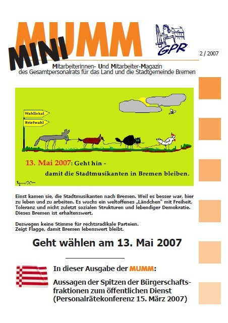 MUMM 2/2007 - Geht wählen am 13. Mai 2007