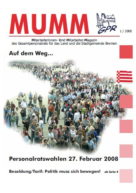 MUMM 1/2008 - Personalratswahlen am 27. Februar 2008