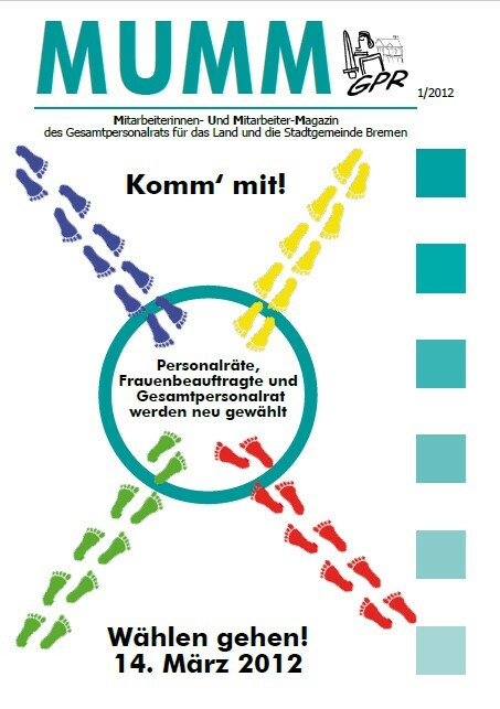 MUMM 1/2012 Titelseite. Komm mit! Wählen gehen!