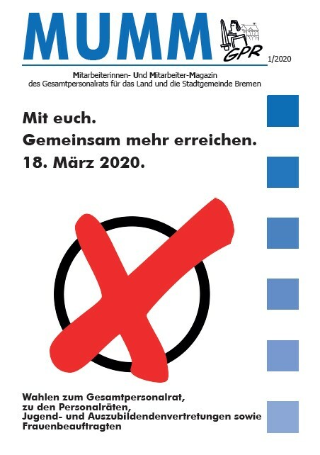 MUMM 1/2020 Titelseite. Mit euch. Gemeinsam mehr erreichen.