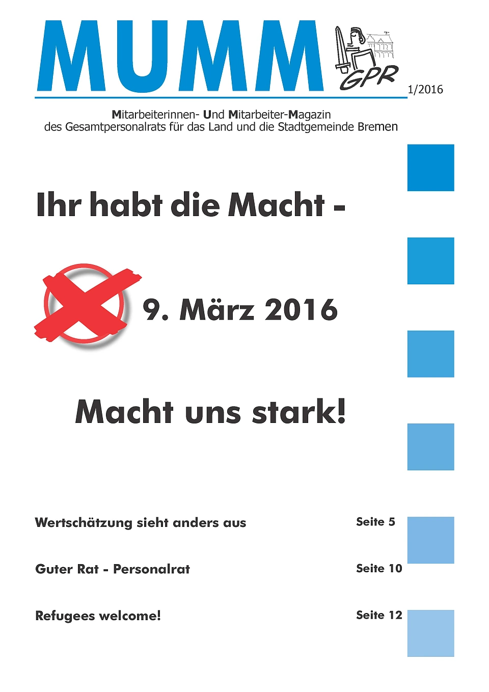 Titelbild der MUMM 1-2016