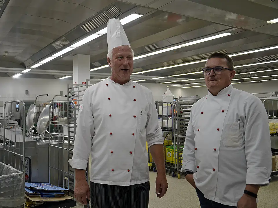 Betriebsleiter Herr Osterloh und Personalratsvorsitzenden/Teamleiter Herr Sch&uuml;ring